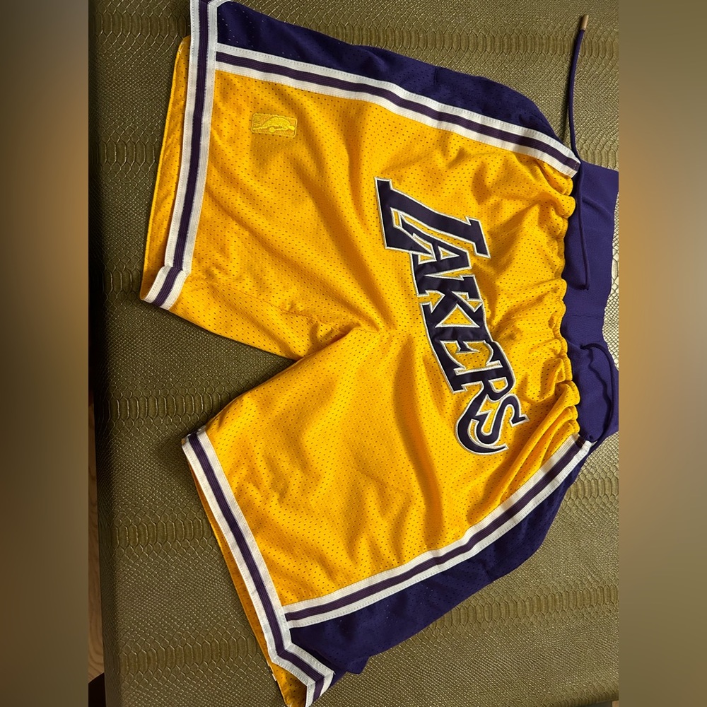 Just Don Lakers Shorts Size M
